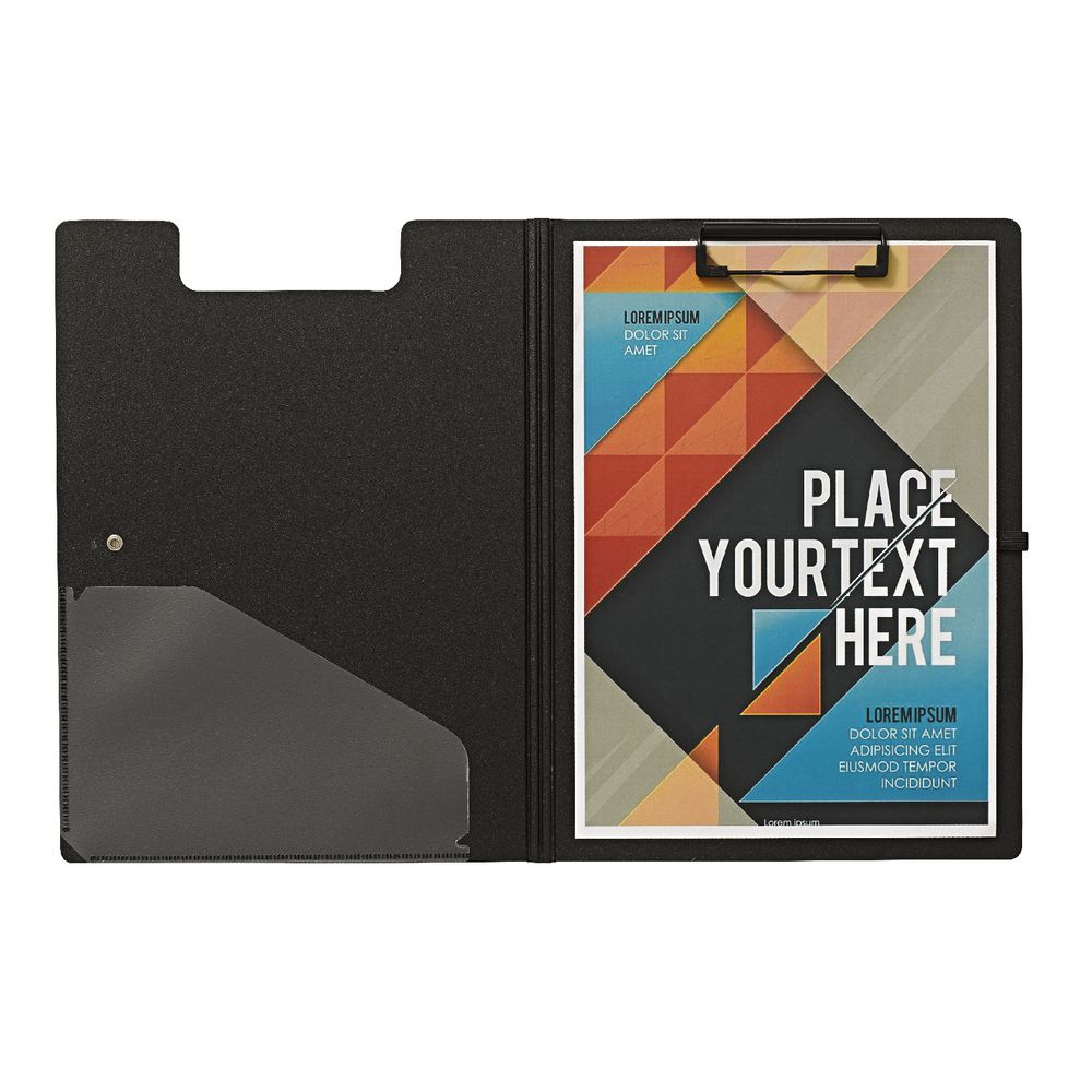 J.Burrows Foam Clipfolder A4 Red
