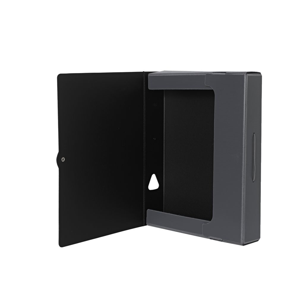 J.Burrows A4 Foam Document Box Grey