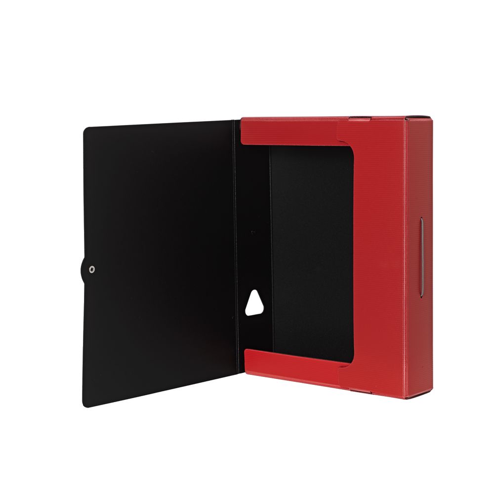 J.Burrows A4 Foam Document Box Red