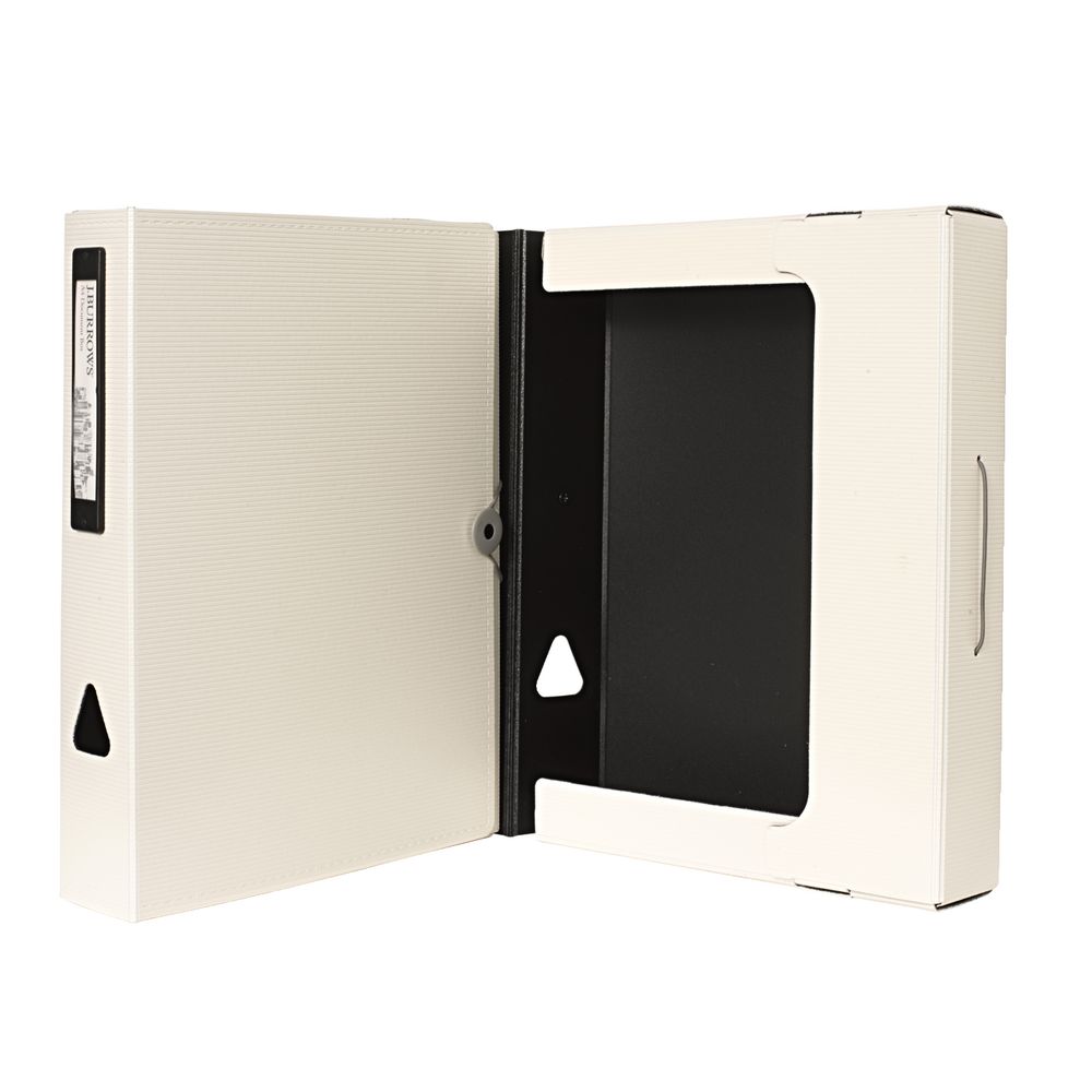 J.Burrows A4 Foam Document Box White