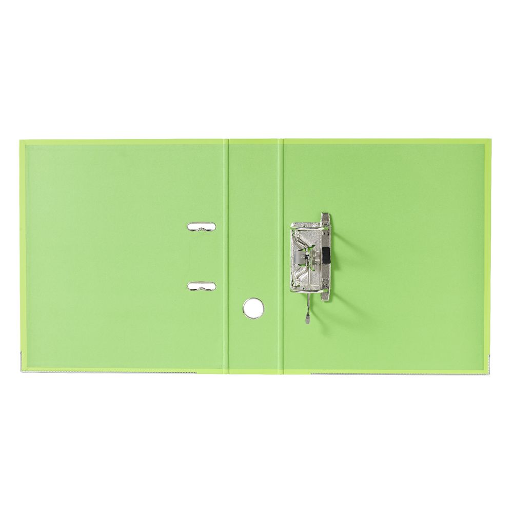 J.Burrows Gloss Lever Arch File A4 2 Ring Green
