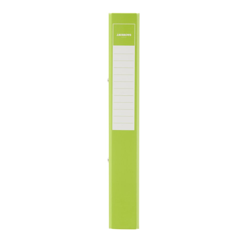 J.Burrows Binder A4 2 D-Ring 25mm Gloss Green