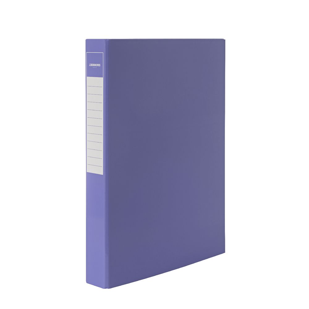 J.Burrows Binder A4 2 D-Ring 25mm Gloss Purple
