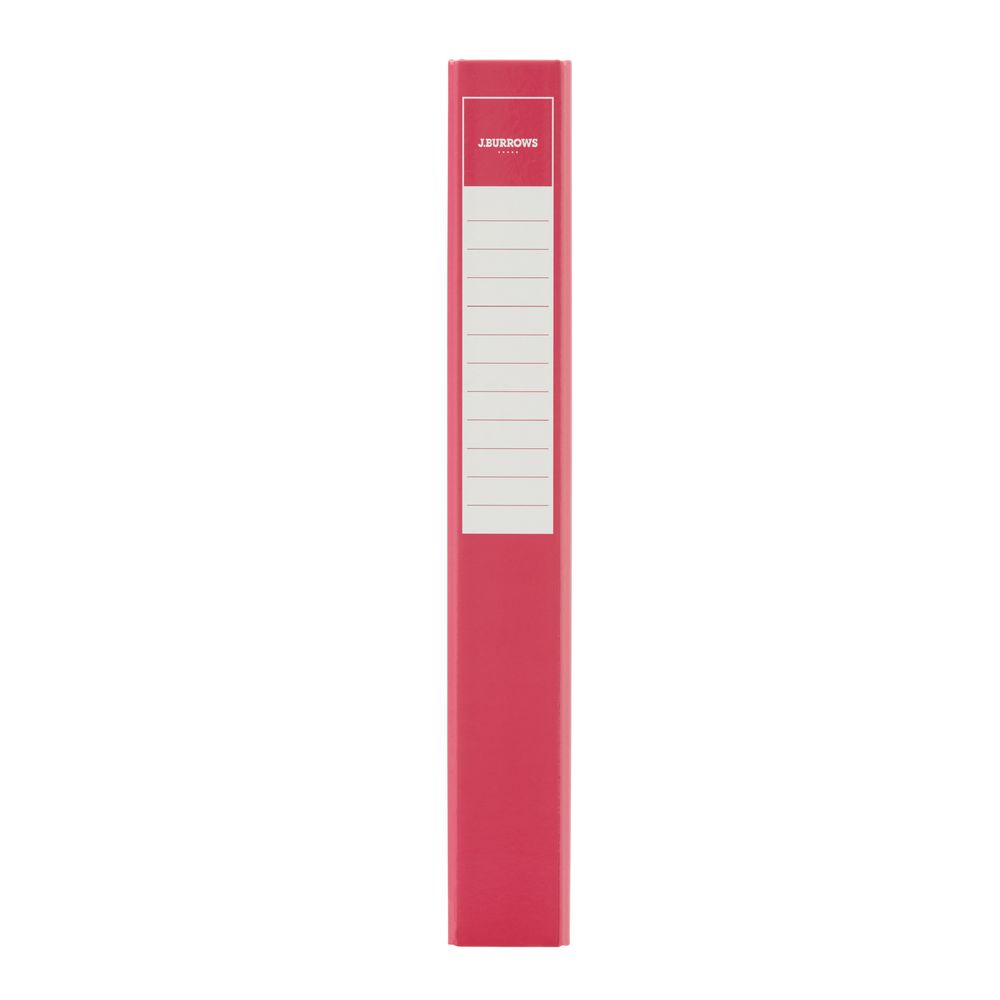 J.Burrows Binder A4 2 D-Ring 25mm Gloss Pink