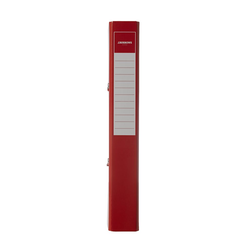 J.Burrows Binder A4 2 D-Ring 25mm Gloss Red