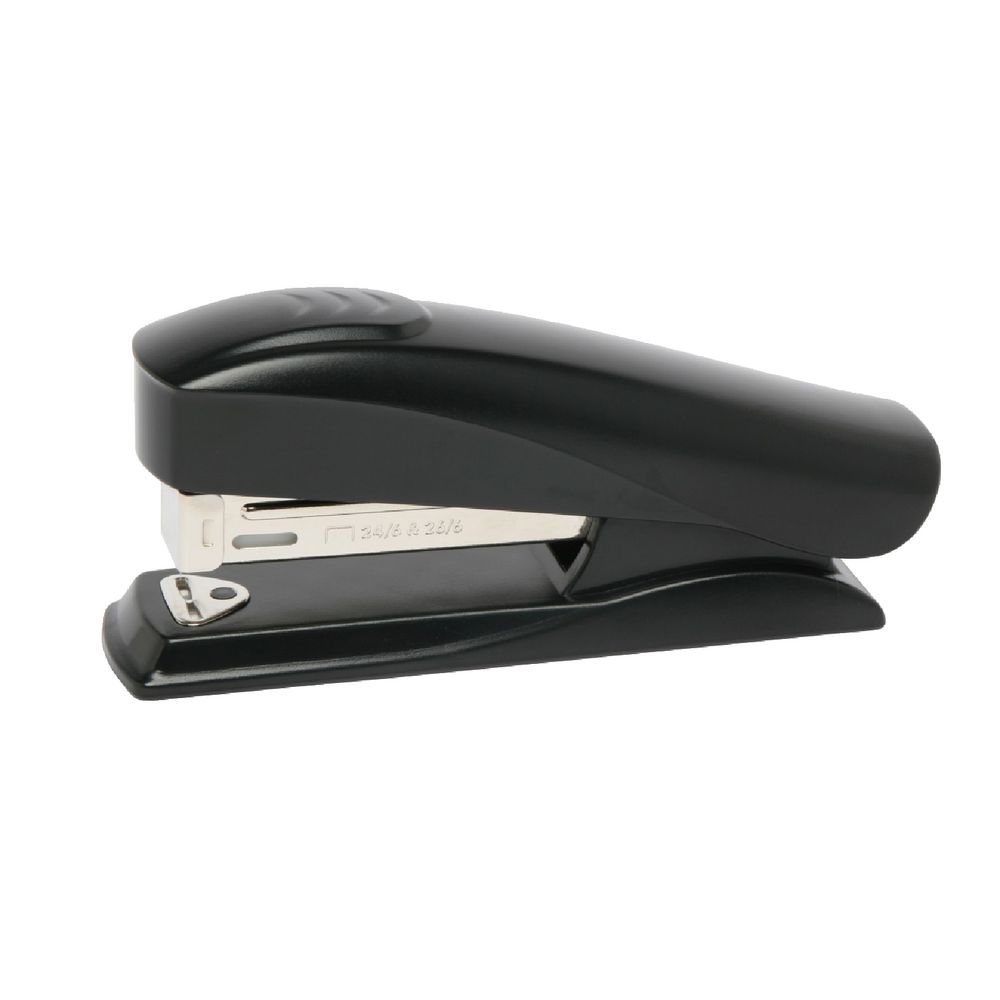 Keji Half Strip Plastic Stapler Black