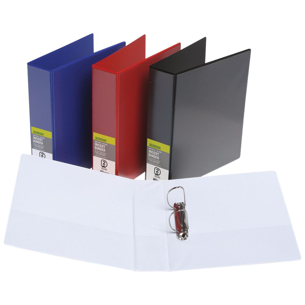 J.Burrows Insert Binder A4 2 D-Ring 50mm Blue