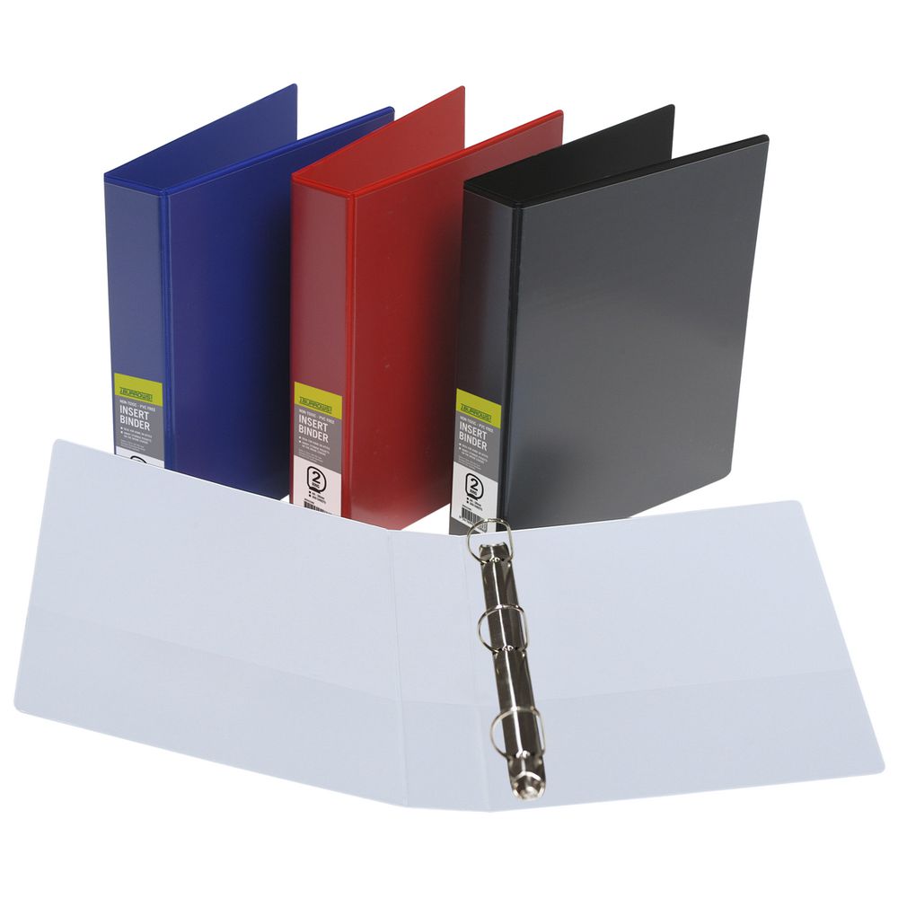 J.Burrows Insert Binder A4 3 D-Ring 38mm Blue