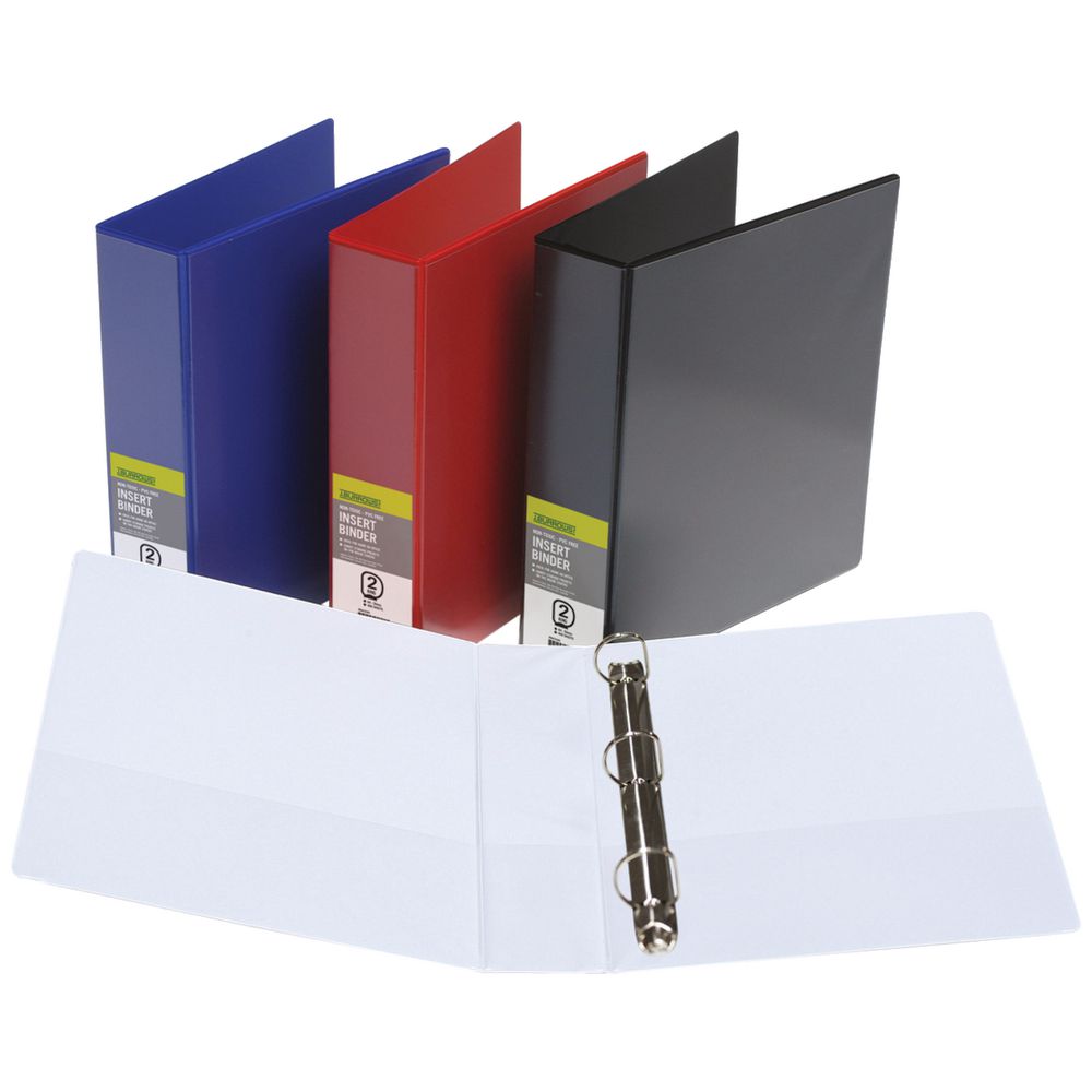 J.Burrows Insert Binder A4 3 D-Ring 50mm Blue