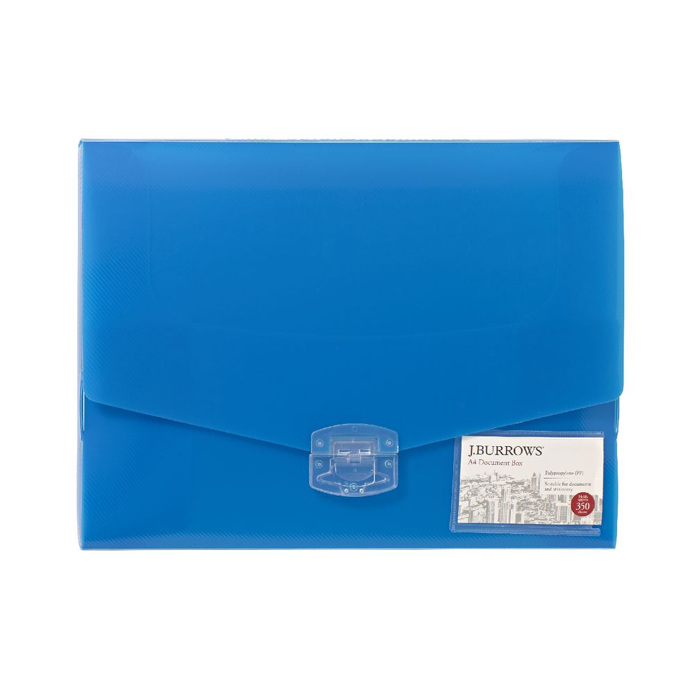 J.Burrows Ice Document Box 40mm Blue