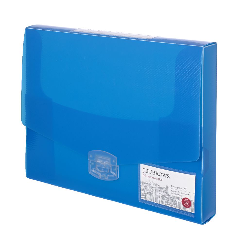J.Burrows Ice Document Box 40mm Blue