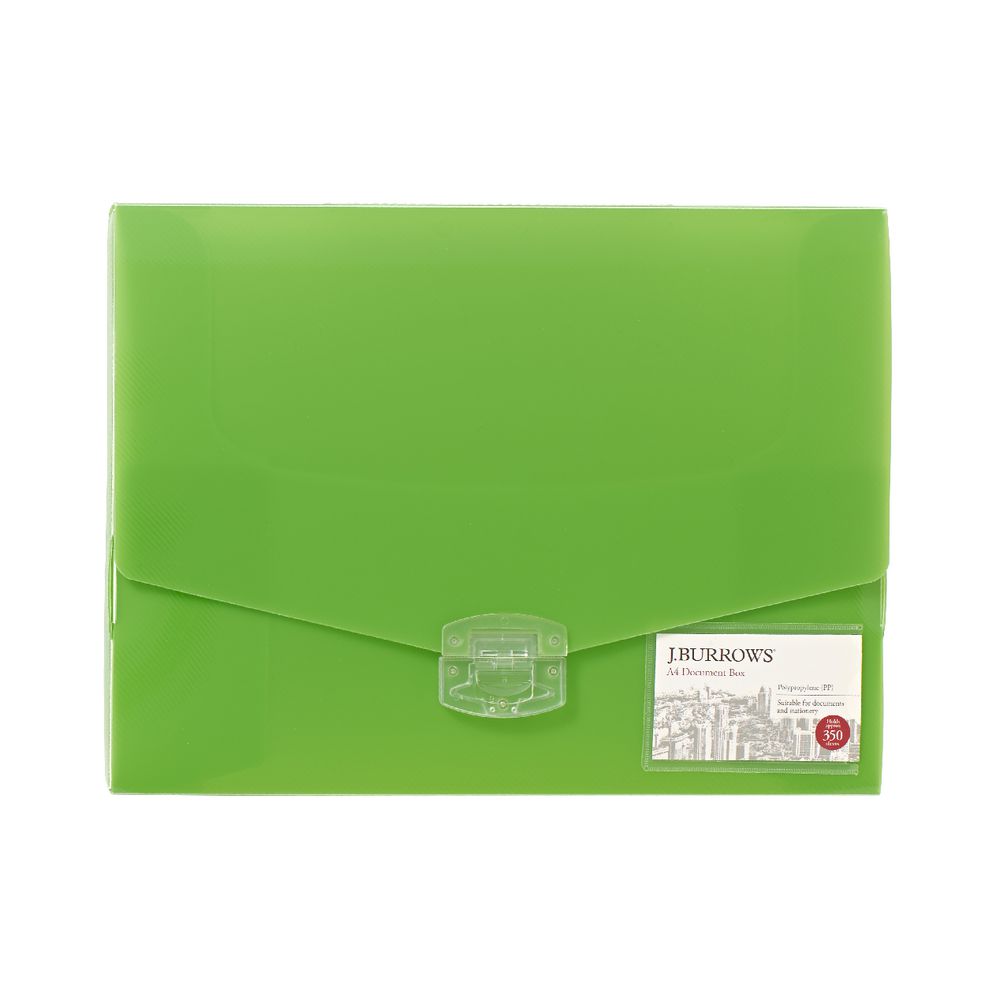 J.Burrows Ice Document Box 40mm Green