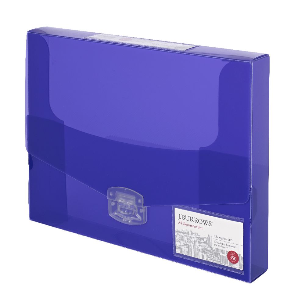 J.Burrows Ice Document Box 40mm Purple