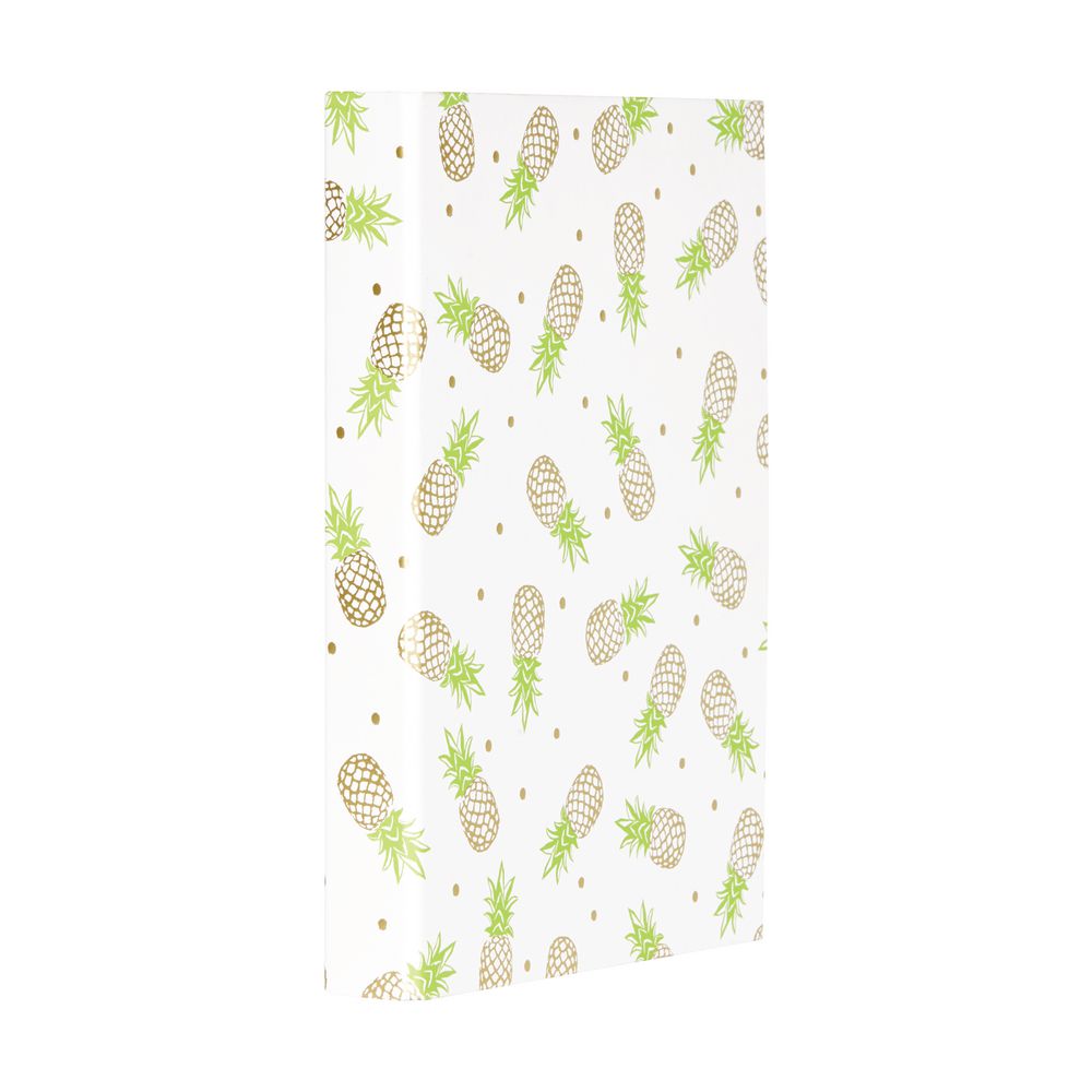 J.Burrows A4 2 D-Ring Binder Kraft Pineapple