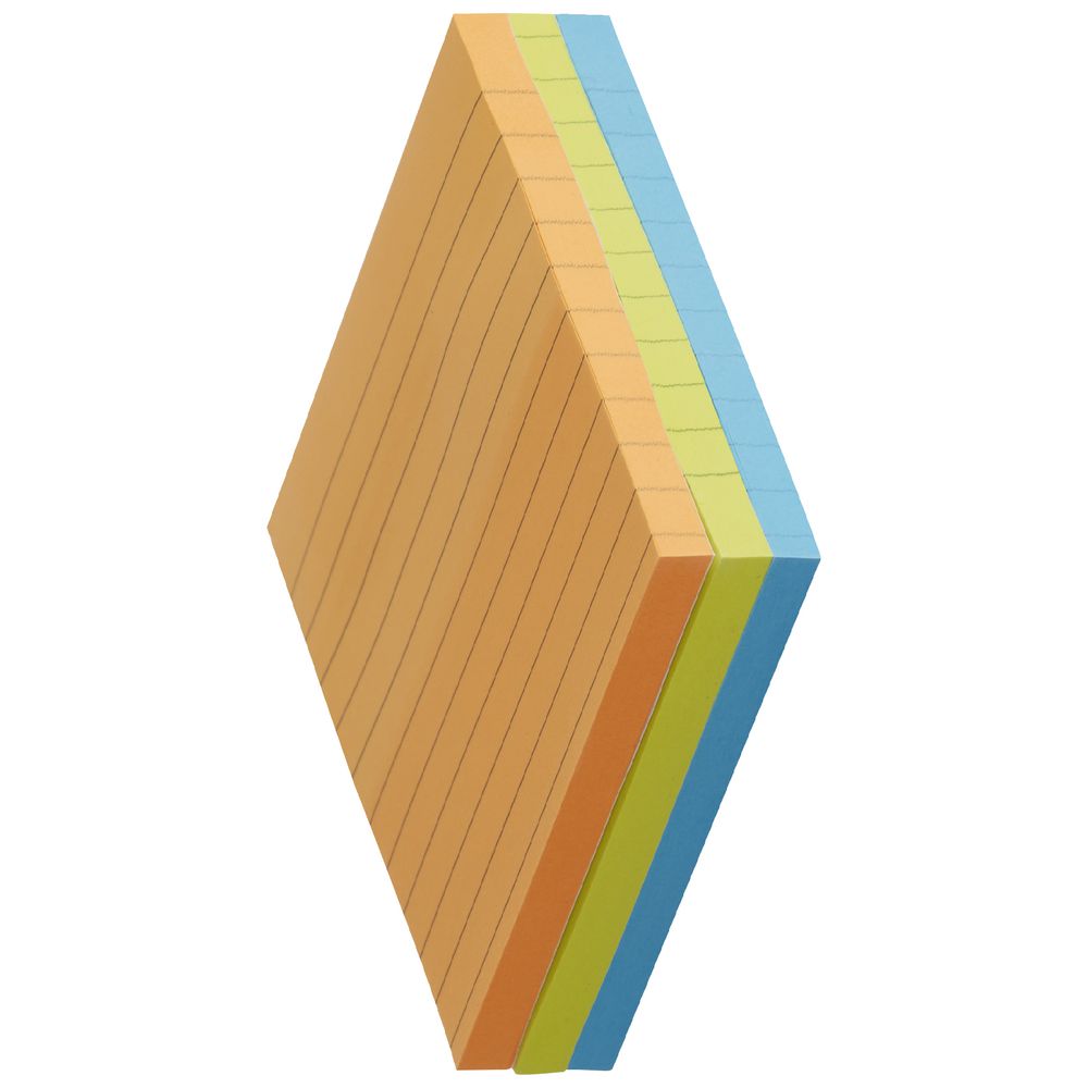 J.Burrows Extra Stick-it Notes 101 x 101mm Assorted 3 Pack