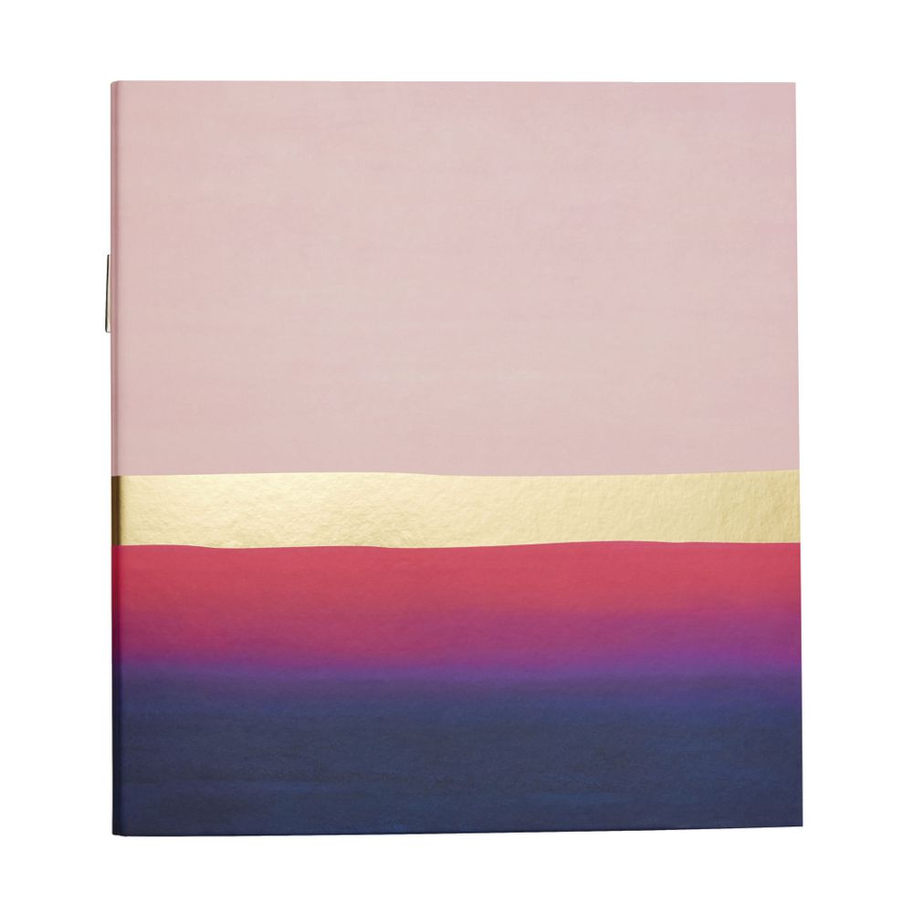 Otto A4 Lever Arch File 70mm Foil Watercolour Gold