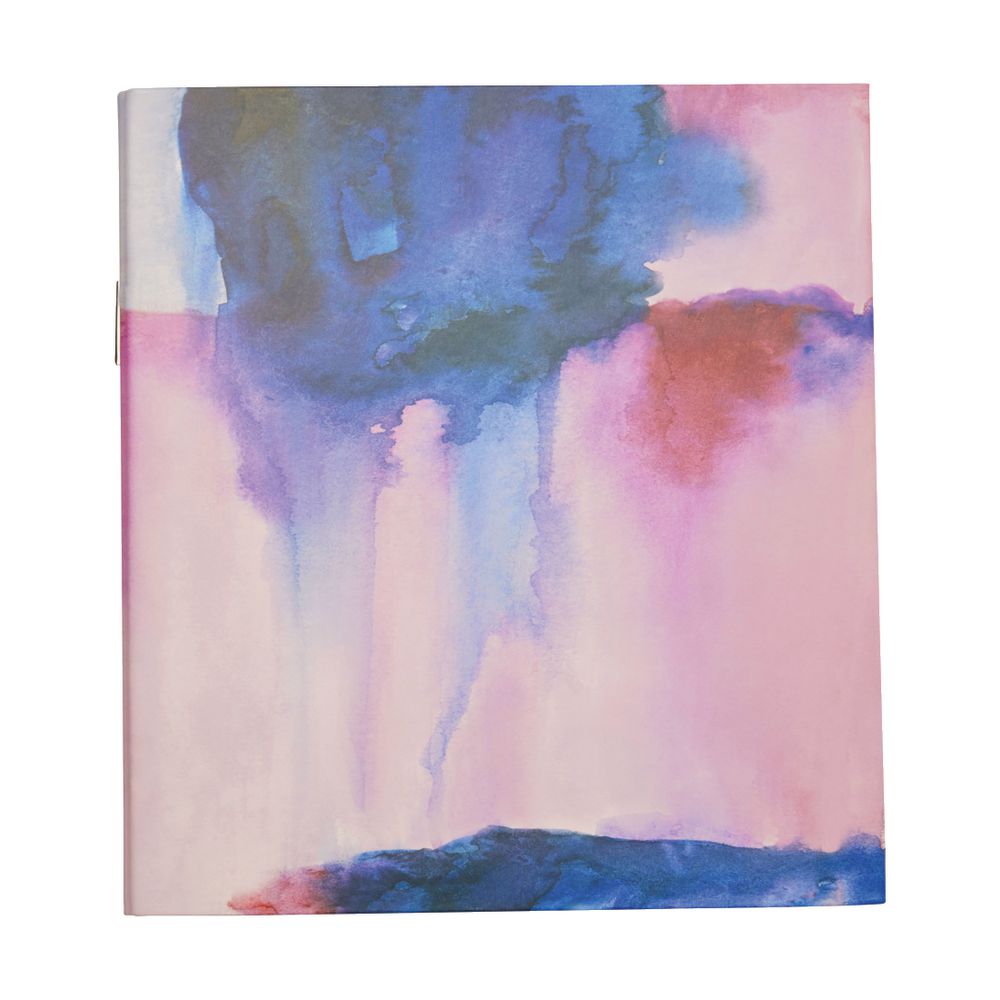 Otto A4 Lever Arch File 70mm Foil Watercolour Blue