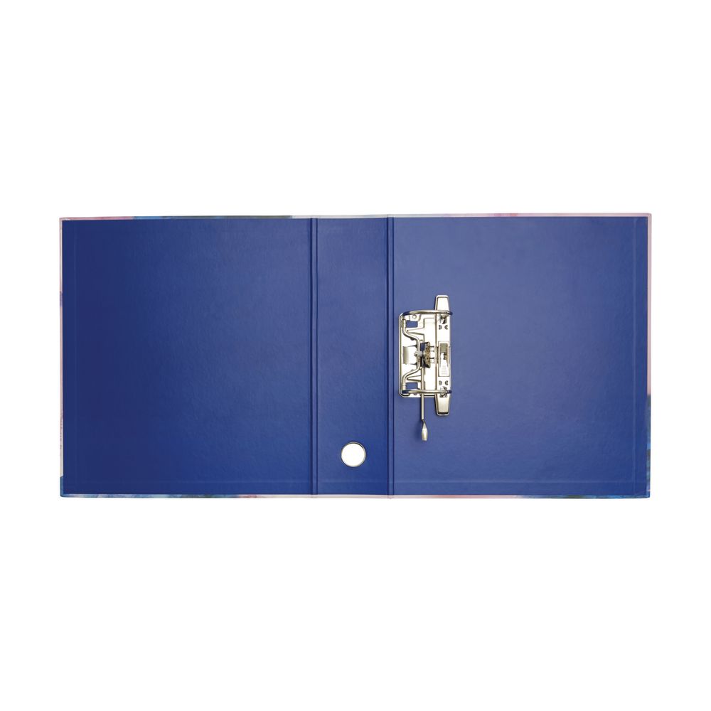 Otto A4 Lever Arch File 70mm Foil Watercolour Blue