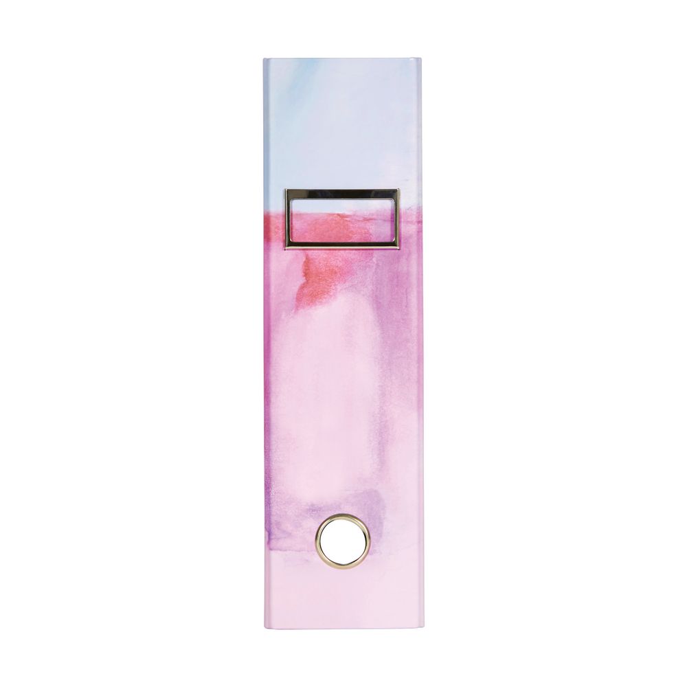 Otto A4 Lever Arch File 70mm Foil Watercolour Blue