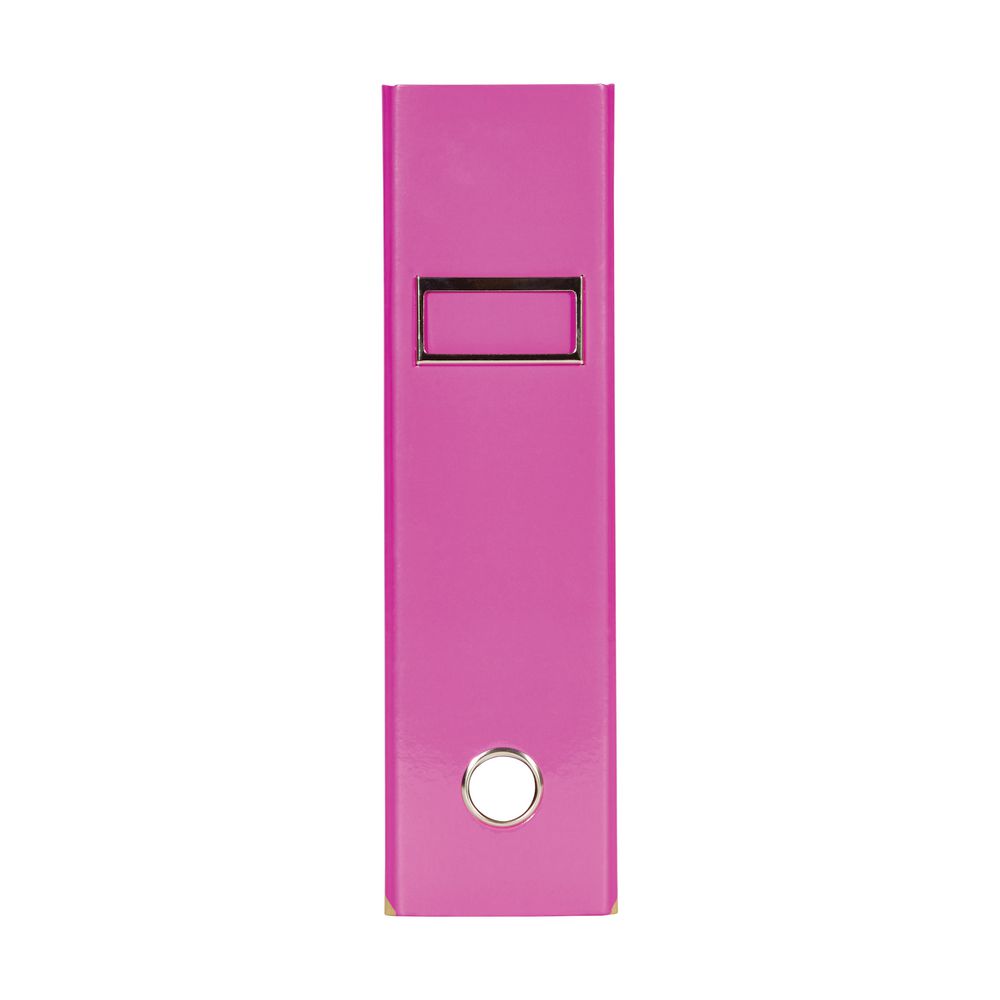 Otto A4 Lever Arch File 70mm Foil Pink Gold