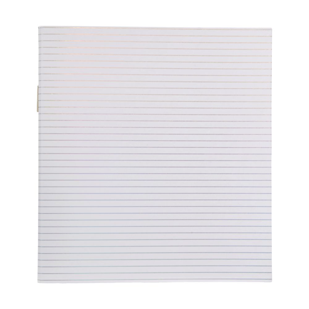 Otto A4 Lever Arch File 70mm Foil White Stripe