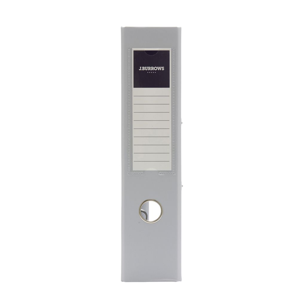J.Burrows PP Lever Arch A4 2 Ring Grey