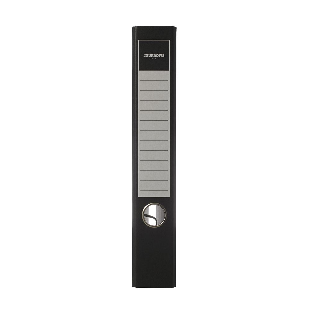 J.Burrows A4 Half Lever Arch File Black