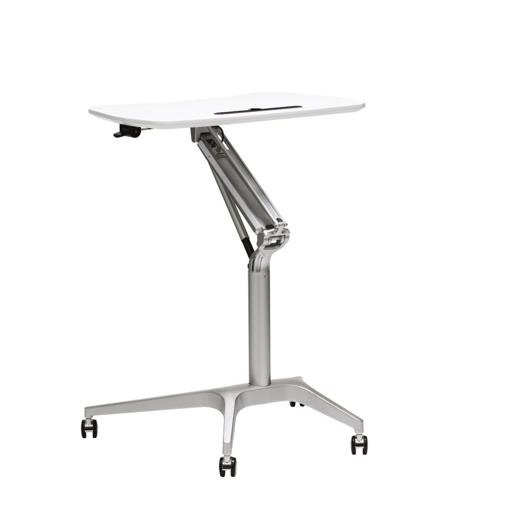 Matrix Height Adjustable Portable Table White