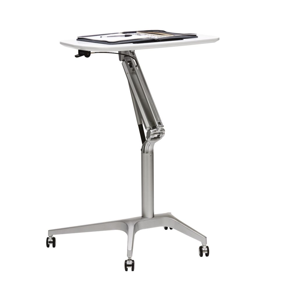 Matrix Height Adjustable Portable Table White