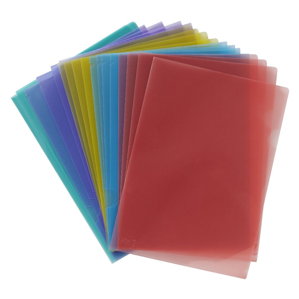 J.Burrows A4 Letter File Assorted 20 Pack
