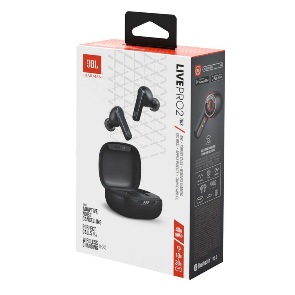 JBL Live Pro 2 True Wireless Earbuds Black Officeworks