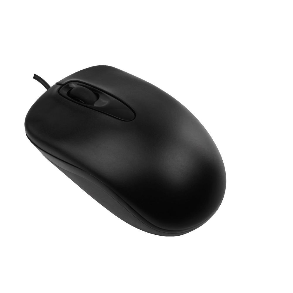 J.Burrows Wired Optical Mouse Black