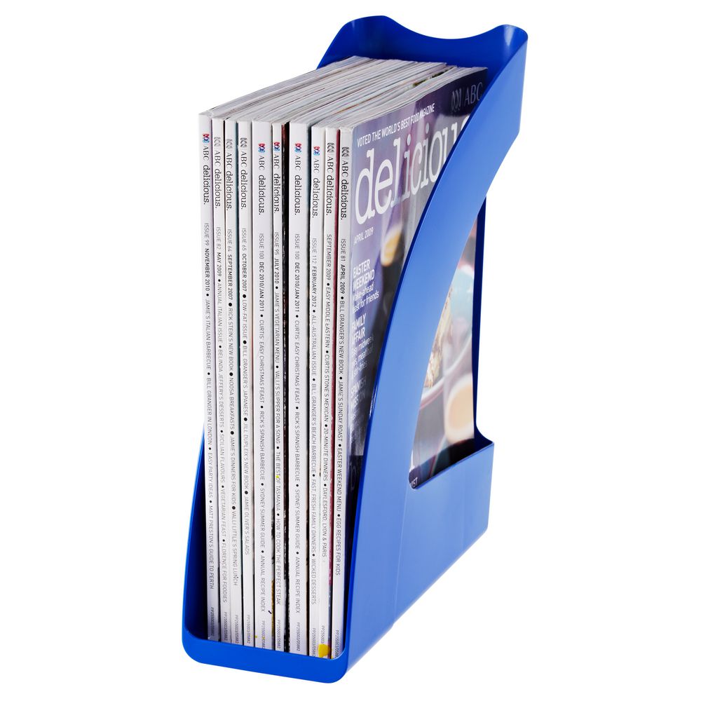 J.Burrows Magazine File Blue