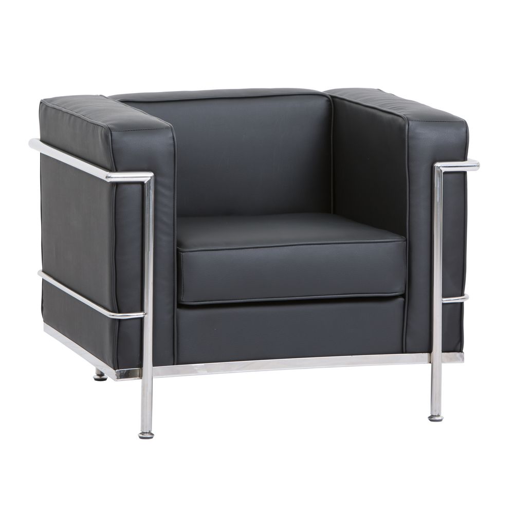 Manchester 1 Seat Lounge Black
