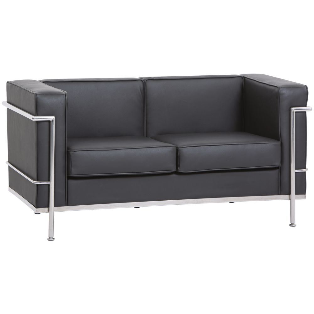 Manchester 2 Seat Lounge Black