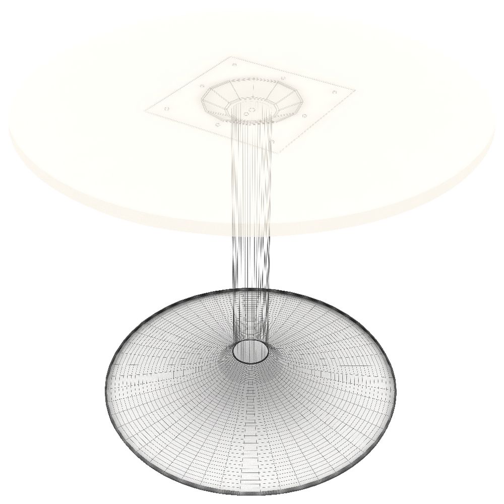 Matrix Round Meeting Table 900mm