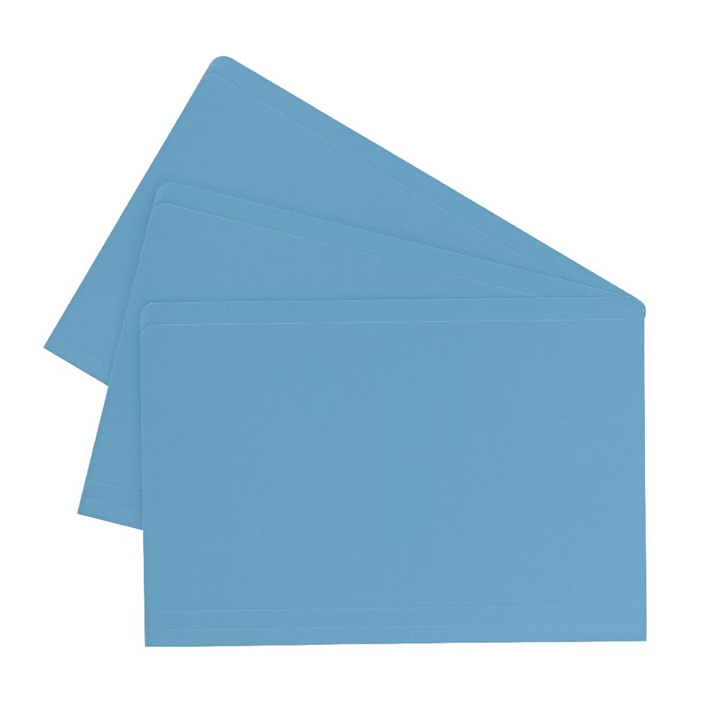 J.Burrows Foolscap Manila Folder Blue 25 Pack
