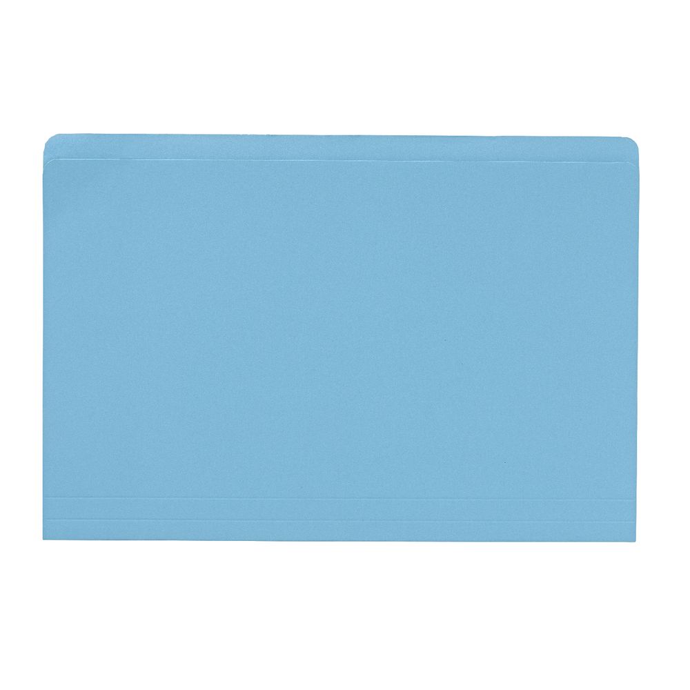 J.Burrows Foolscap Manila Folder Blue