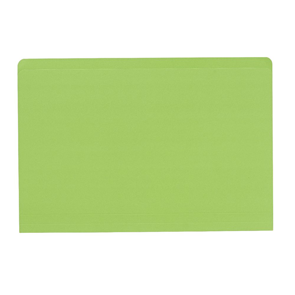 J.Burrows Foolscap Manila Folder Lime