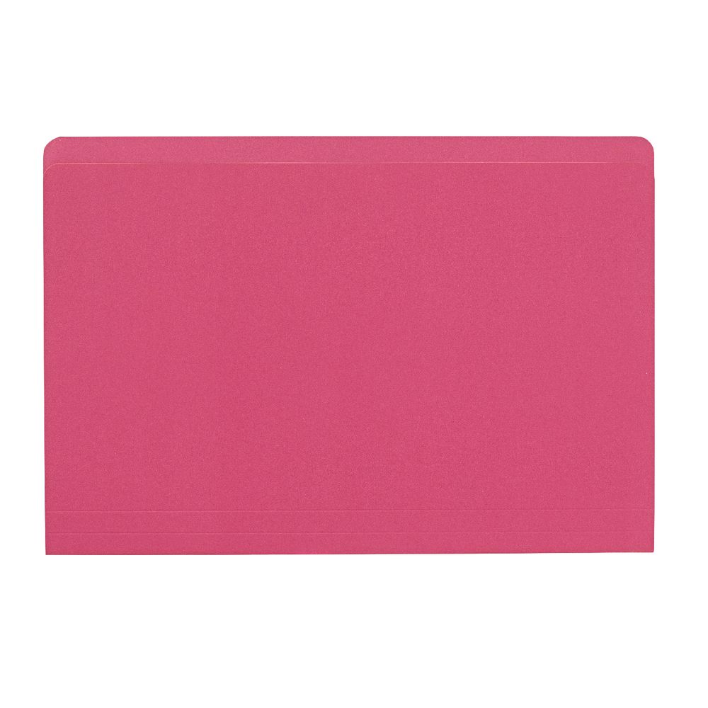 J.Burrows Foolscap Manila Folder Pink