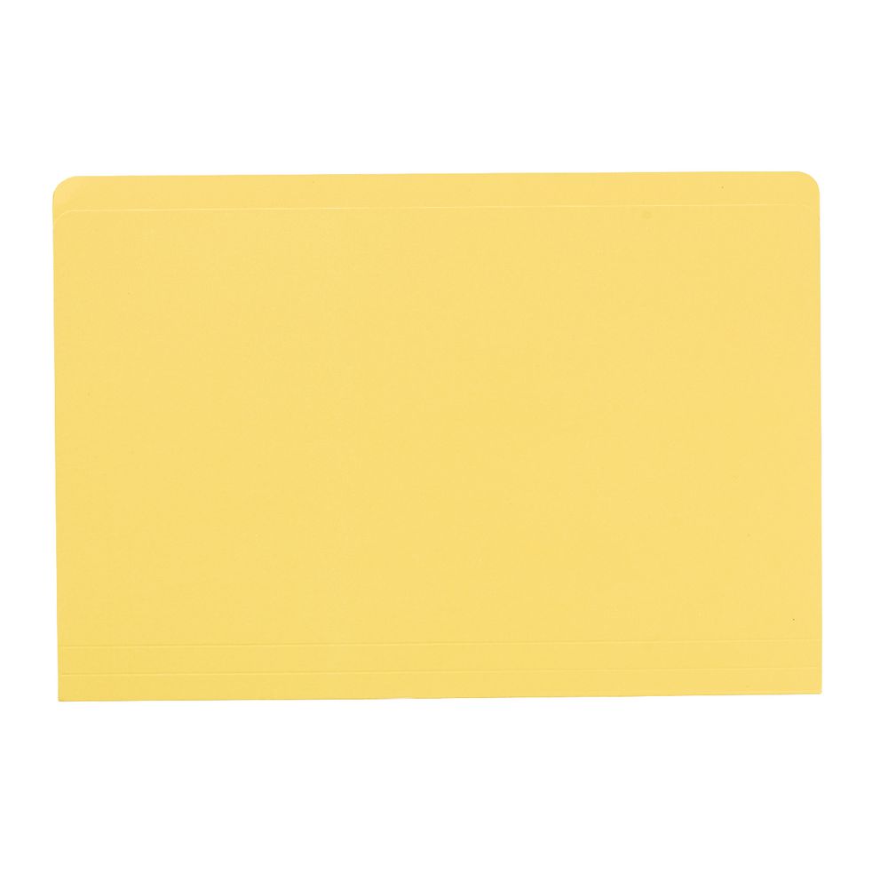J.Burrows Foolscap Manila Folder Yellow