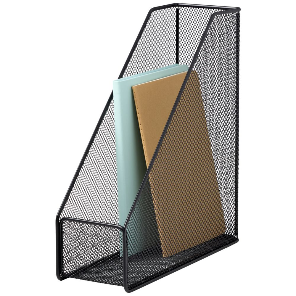 Officeworks Magazine File J.Burrows Mesh Magazine File Black | Officeworks
