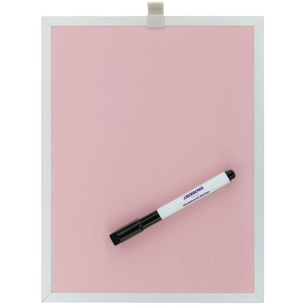J.Burrows Aluminium Whiteboard 215 x 279mm Pink eBay
