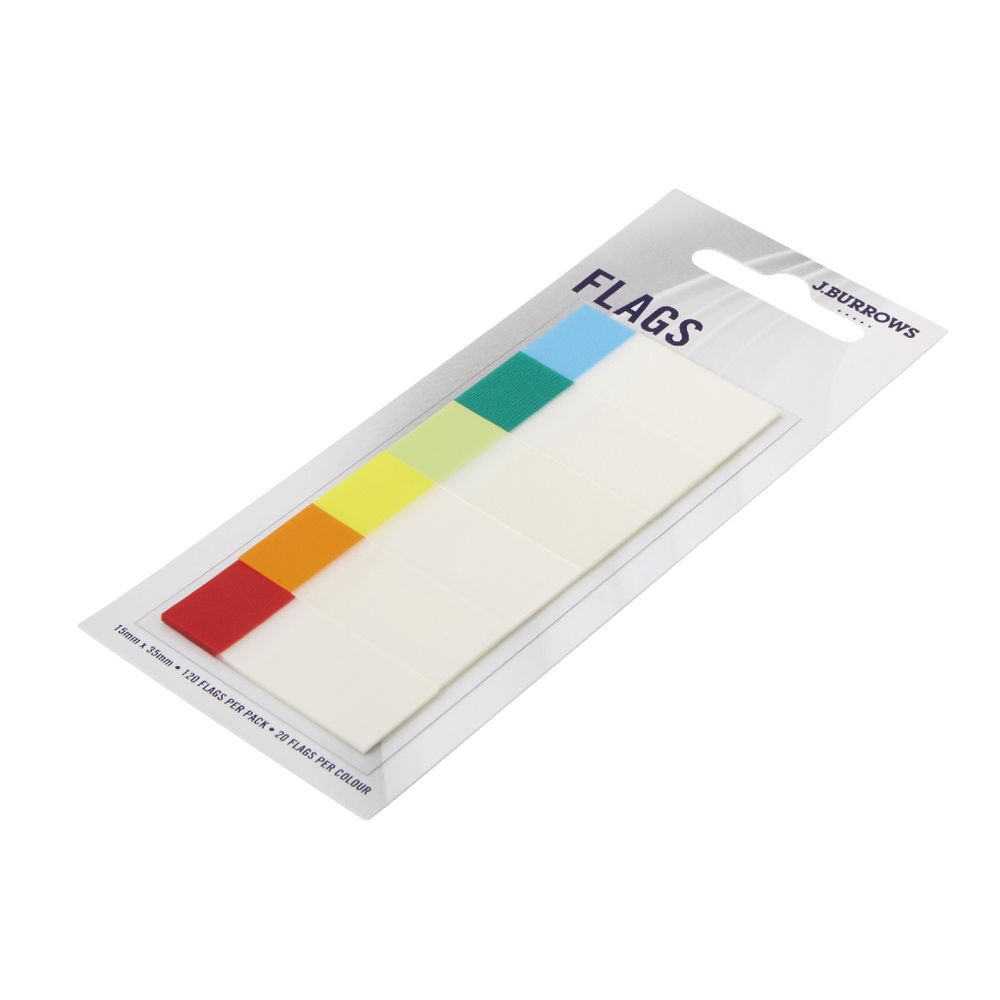 J.Burrows Flags 15 x 35mm Warm 6 Pack