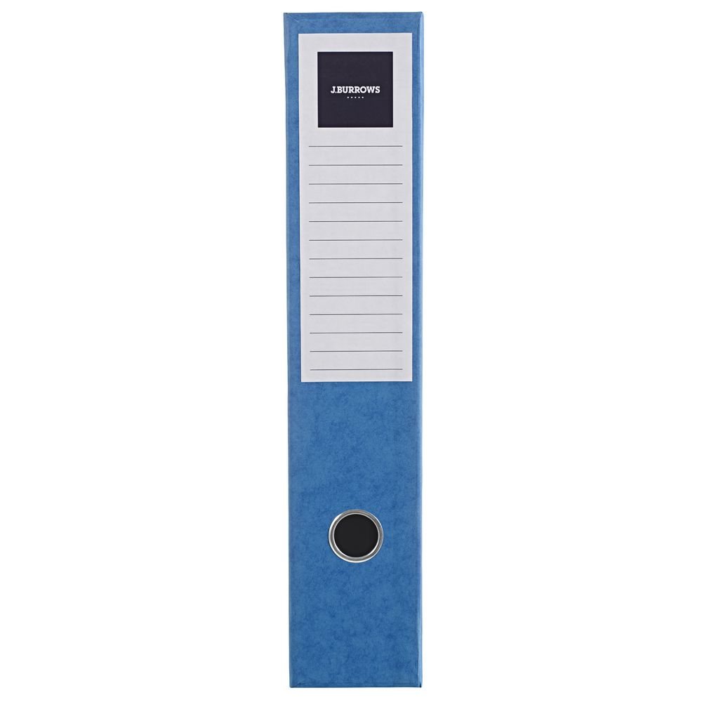 J.Burrows Foolscap Pressboard Box File Blue