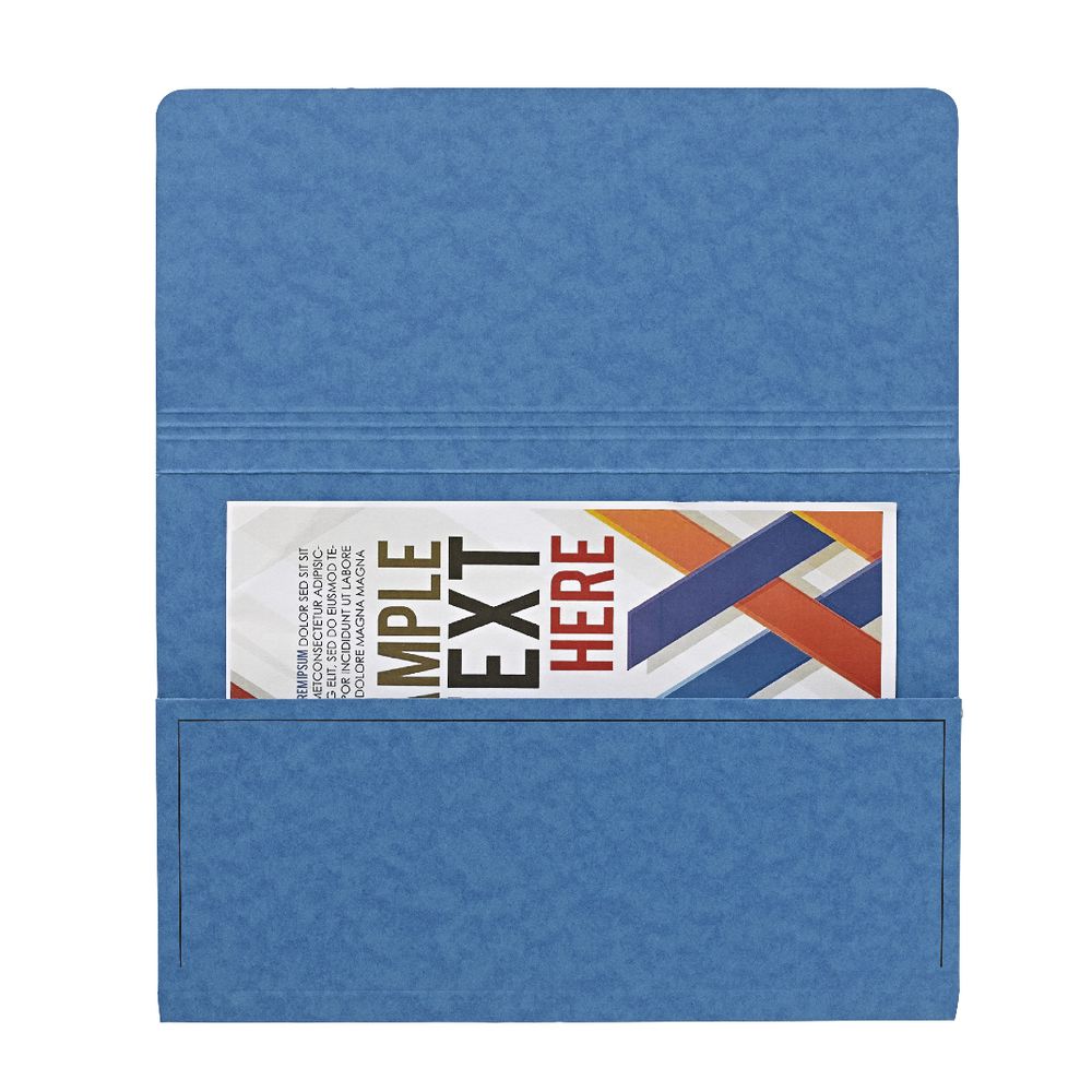 J.Burrows Foolscap Document Wallet Blue