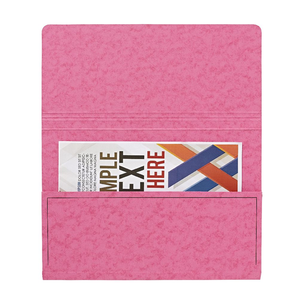 J.Burrows Foolscap Document Wallet Pink