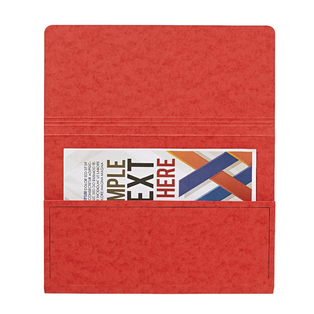 J.Burrows Foolscap Document Wallet Red