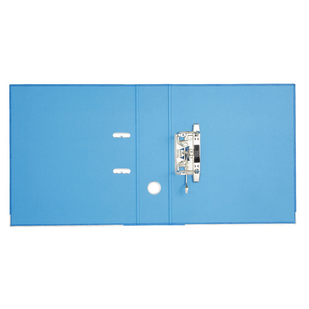 J.Burrows Pressboard Lever Arch File A4 2 Ring Blue