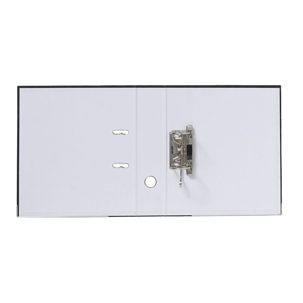J.Burrows Pressboard Lever Arch File A4 2 Ring Black